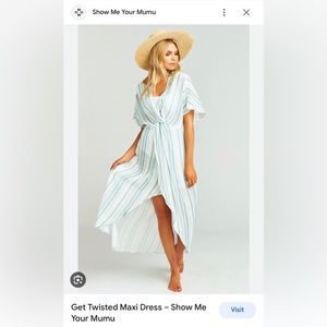 NEW Show Me Your MuMu GetTwisted Maxi Dress